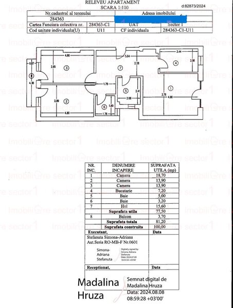 Chitilei, Mall Colosseum, comision 0% parcare subteran, apartament 3 camere